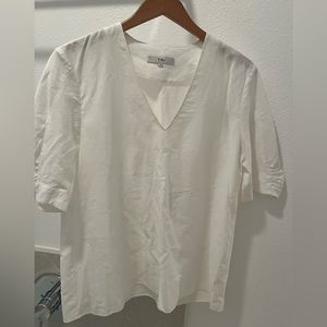 Tibi white blouse